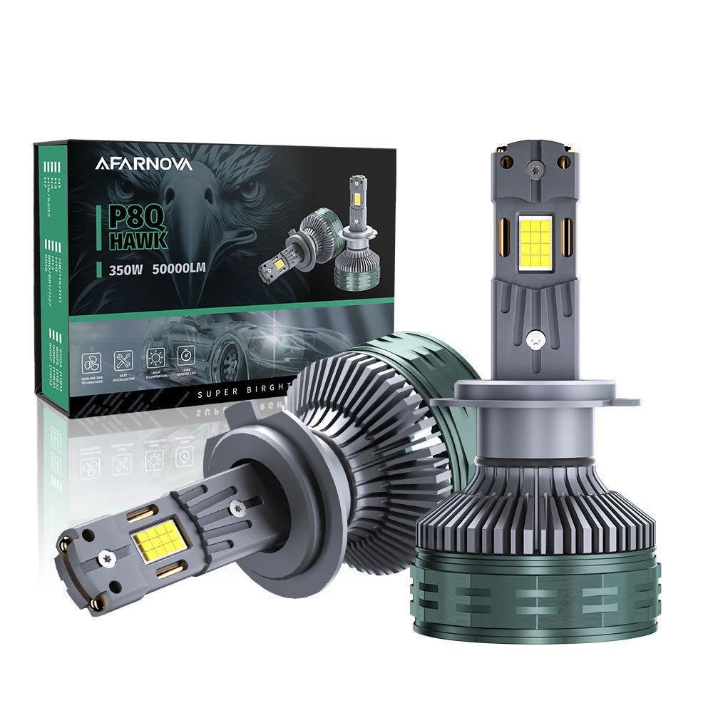 H1H7H11900590069012HB3HB4H49012 Farol Dianteiro de Carro com Tubo Duplo de Cobre LED Luz de Carro Farol Automotivo