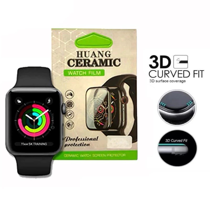 Película Apple Watch Cerâmica 38mm 40mm 41mm 42mm 44mm 45mm 46mm Ultra 49mm Relo