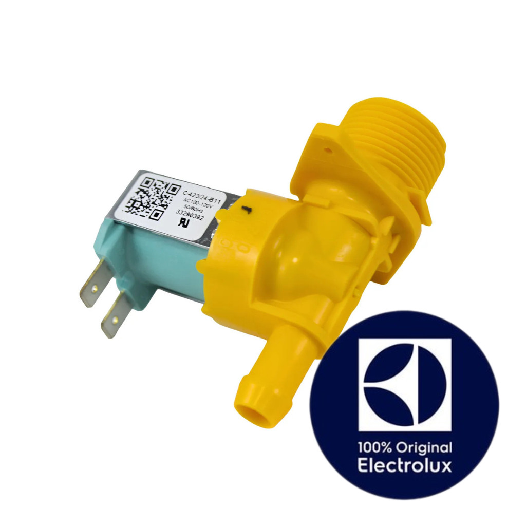 VALVULA DE ENTRADA DE AGUA 1 VIA MAQUINA DE LAVAR ELECTROLUX (127V) ORIGINAL - LE08B - LE08S - LF14X - LI10B - LI10X...
