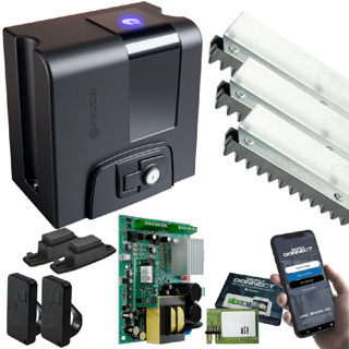 Kit Motor Atto Nitro Wifi 4,5m Cremalheira Deslizante 400kg App Celular Rossi em Oferta na Shopee