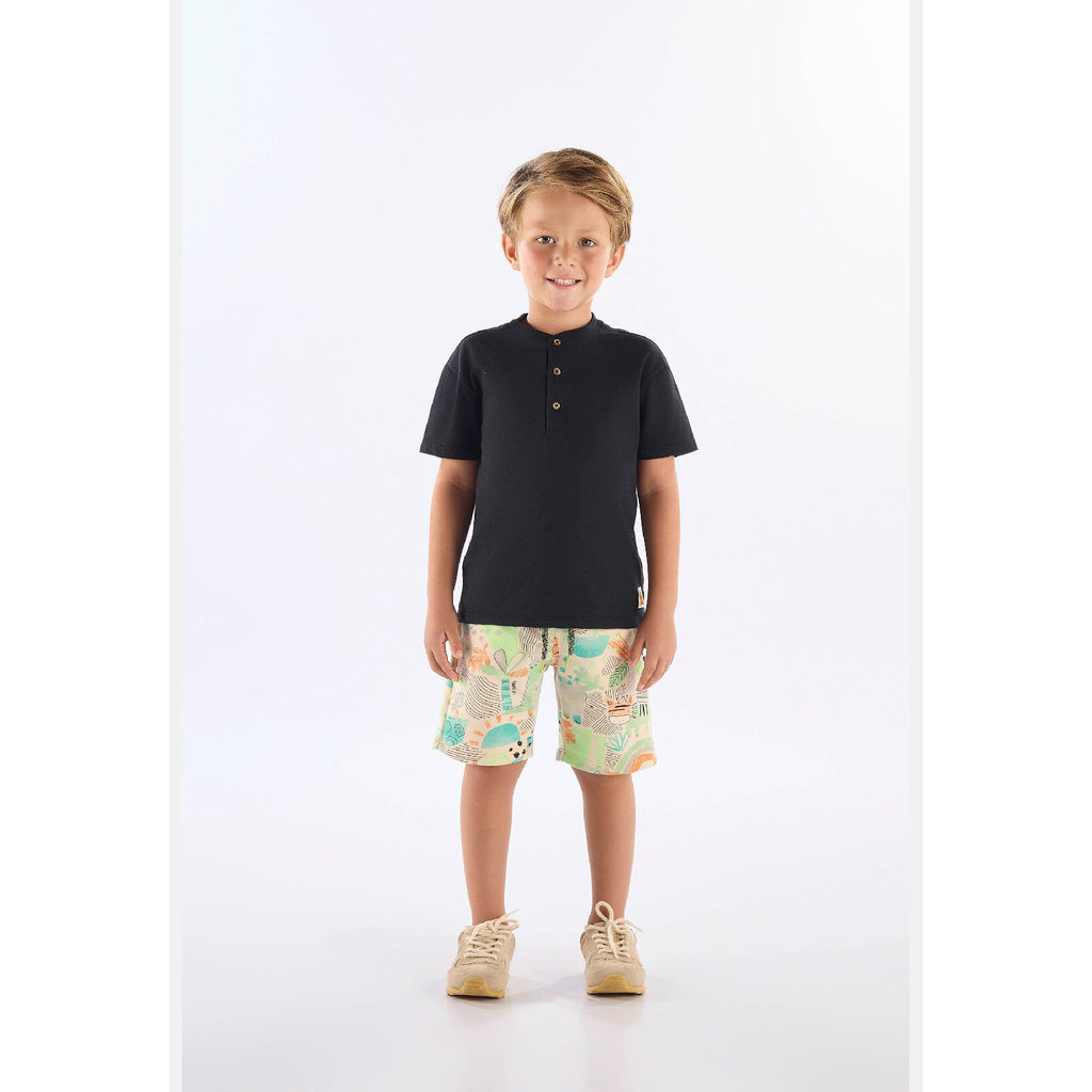 Conjunto Camiseta Bermuda Up Baby
