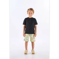 Conjunto Camiseta Bermuda Up Baby