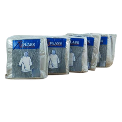 kit 50 Capa de chuva com capuz descartável impermeável unissex tamanho único