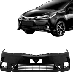 Parachoque Dianteiro Corolla 2017 2018 2019 Preto Liso