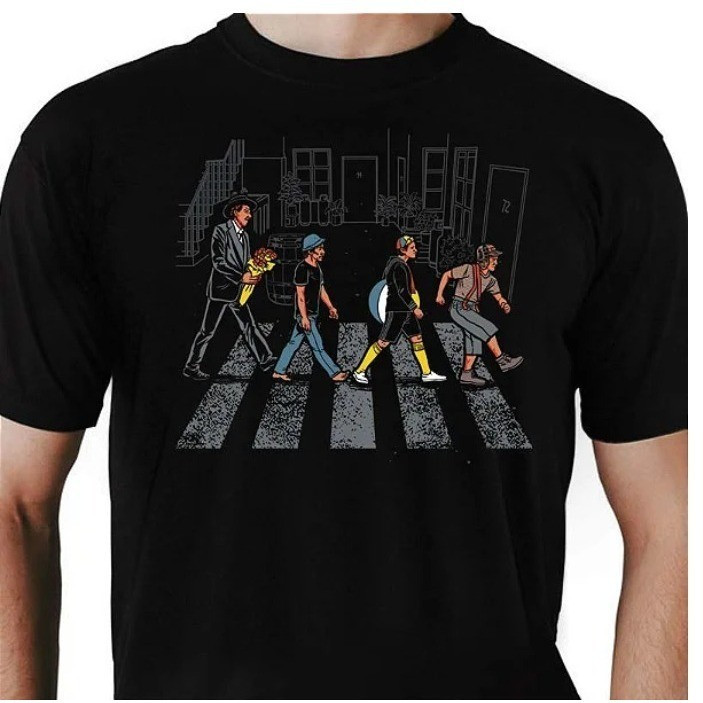 [Camiseta Premium em Algodão Puro]GXG Camiseta Masculina Blusa Feminina Turma Do Chaves 100% Algodão Lançamento 2024