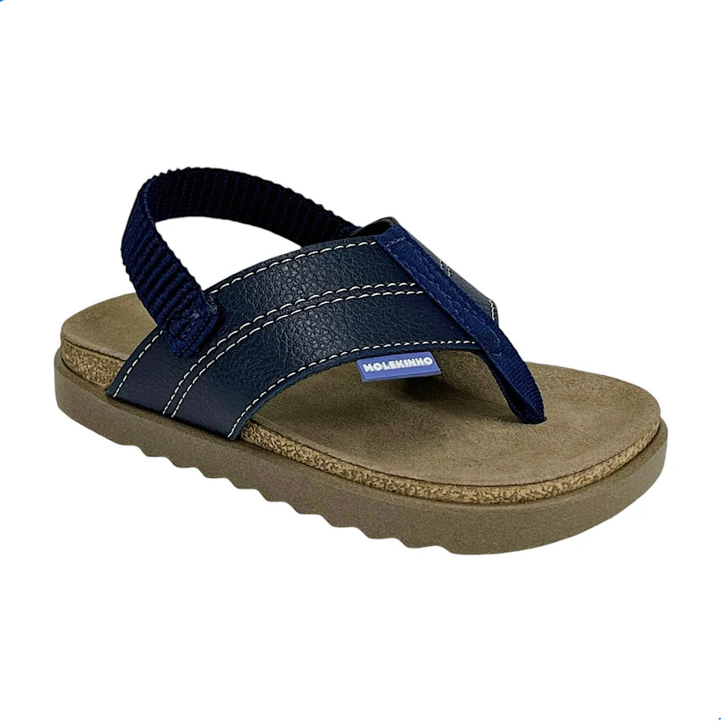 Chinelo Molekinho Masculino Infantil de Dedo com Elástico