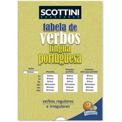 Scottini | Tabela de Verbos da Língua Portuguesa