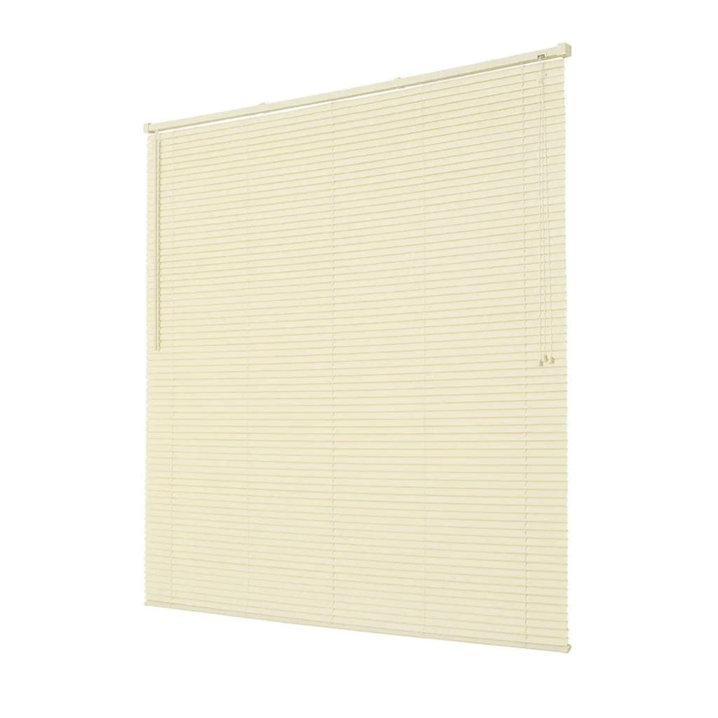 Persiana Horizontal PVC Premier 25mm 100x160cm cor Bege Conthey Evolux - D113179B