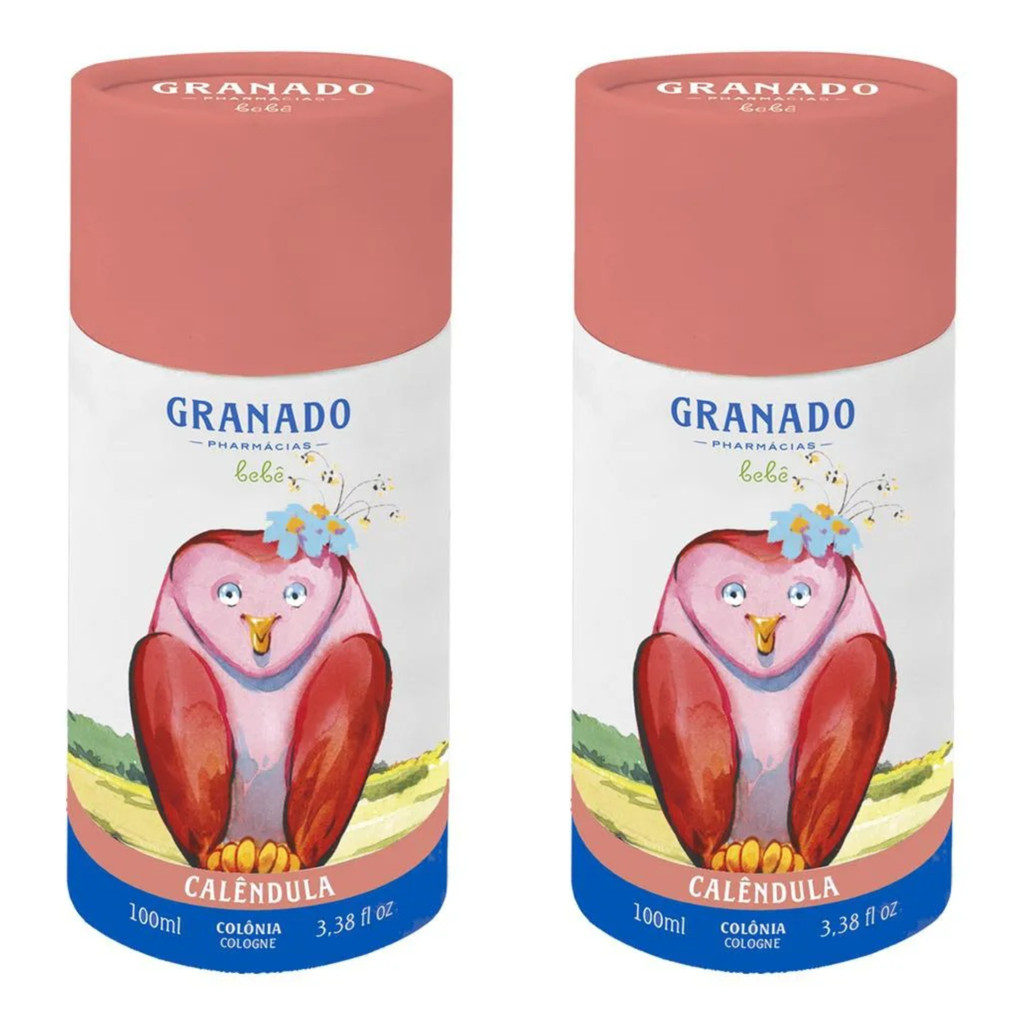Kit com 2 Unidades de Granado Colônia Bebê Calêndula 100ml