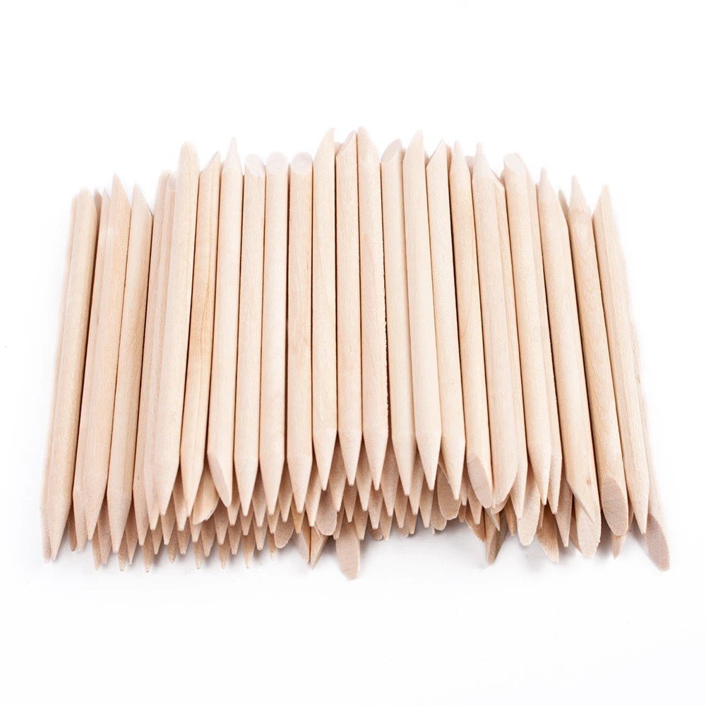 Palitos de Unha Chanfrado e Pontiagudo Manicure Pedicure 14 cm Bambu Alta Qualidade em Oferta na Shopee