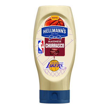Maionese Temperada Churrasco NBA Hellmanns 335g em Oferta na Shopee