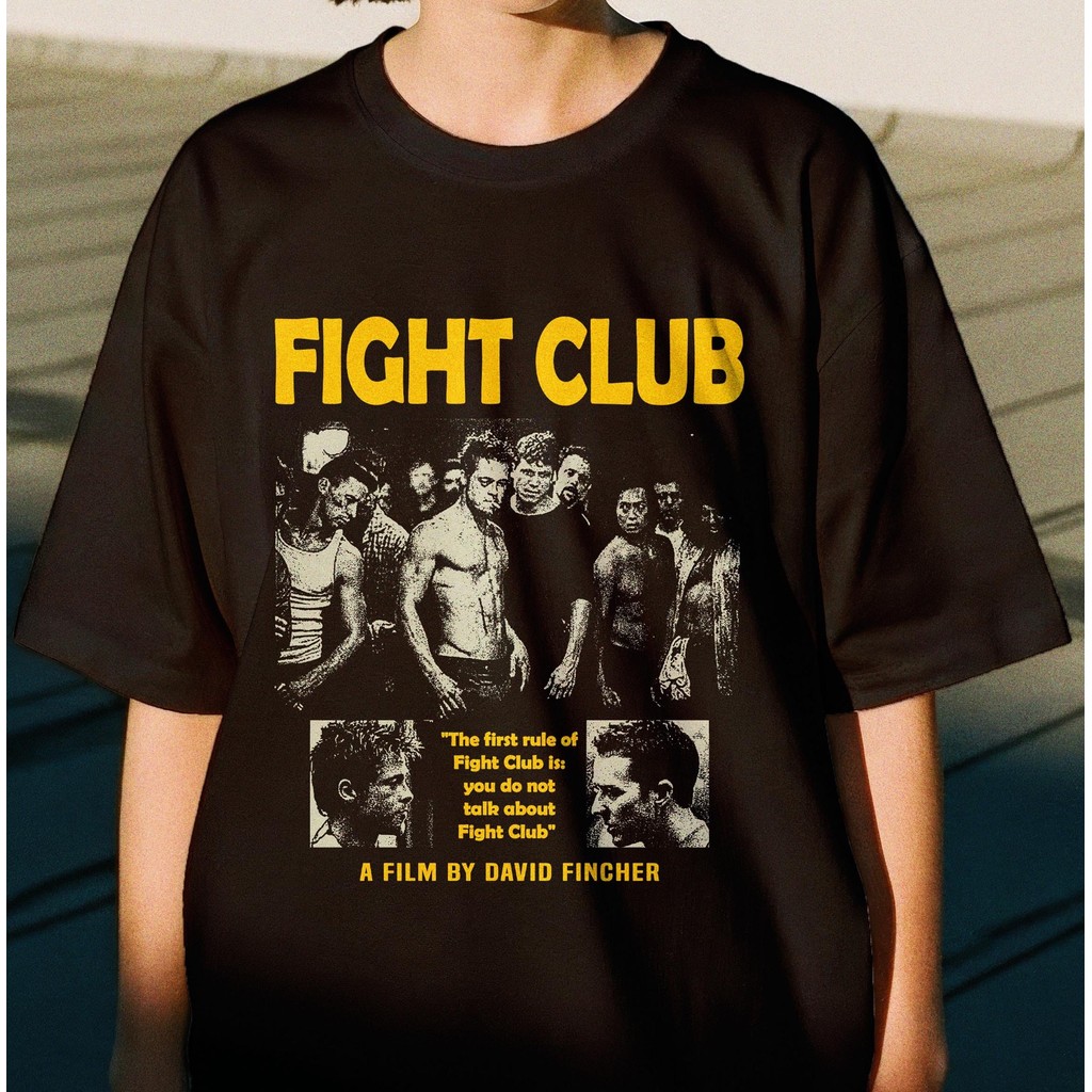 Camiseta Masculina Feminina Estampa Fight Club Filme Cult T-shirt Unissex Streetwear Envio Imediato