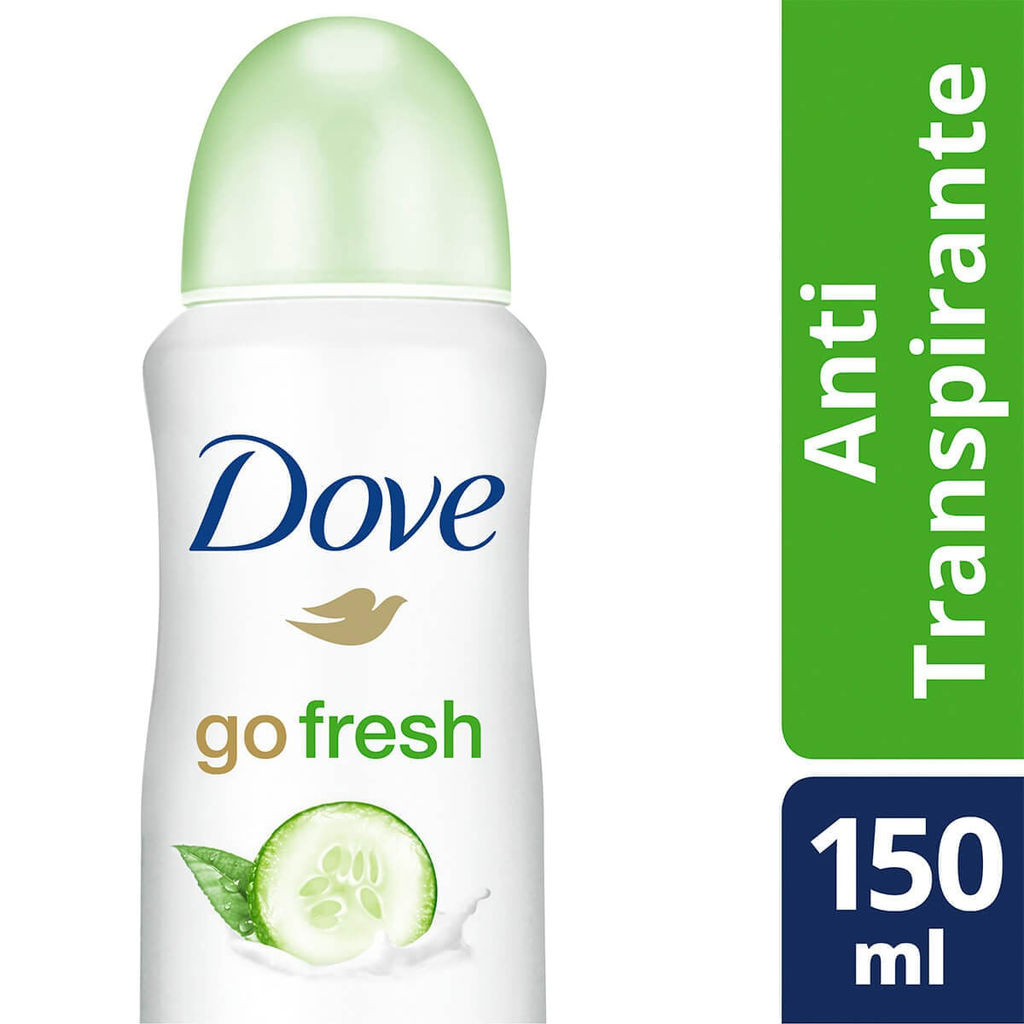 Desodorante Antitranspirante Aerossol Dove Go Fresh Penino e Chá Verde