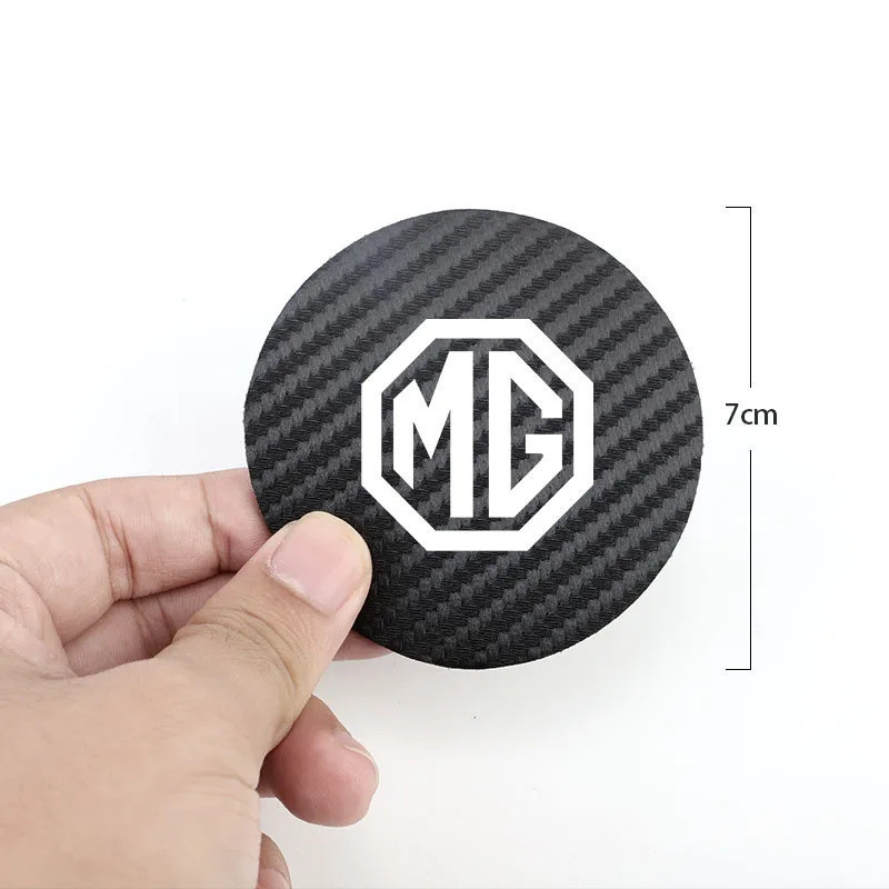 2 Peças de Porta-copos de Couro Antirruído para Morris Garages MG 6 3 5 7 TF ZR ZS HS GS GT Hector RX5 RX8 350 550