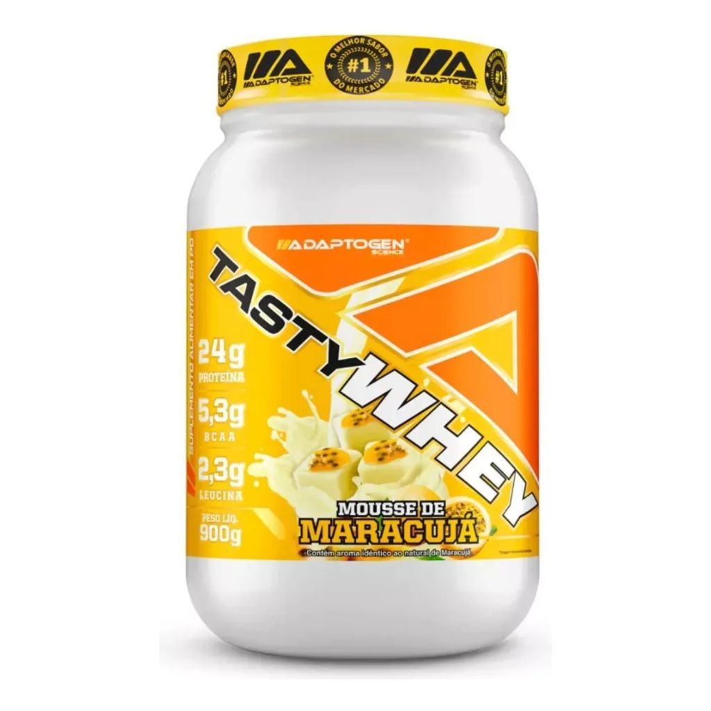 Tasty Whey 900g Mousse de Maracujá Adaptogen