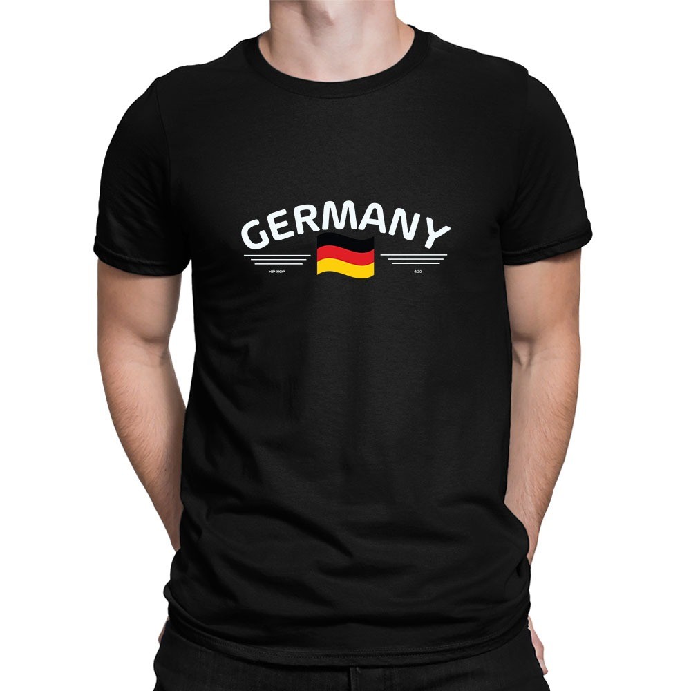Camiseta T-Shirt Unisex Germany Alemanha Bandeira Copa do Mundo 2026 Envio Imediato bu Mood Vest