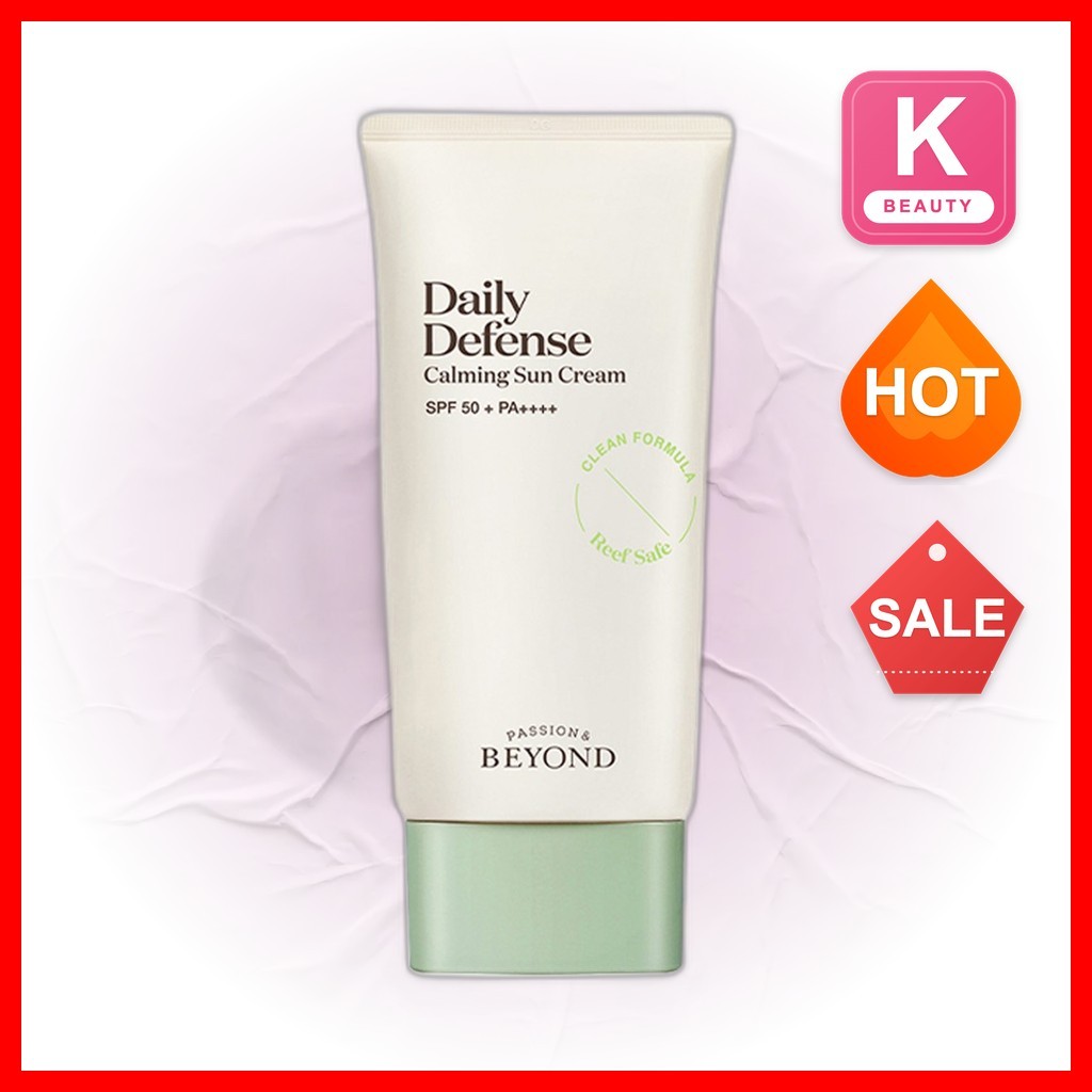 [beyond] Creme Solar Calmante Daily Defense Fps50 + , 50 ml , 1 Unidade/Coreano Fps50/Fórmula Leve Da JBEAUTY