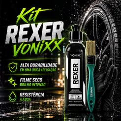 Kit Pretinho Premium Rexer Vonixx com Pincel Vintex e Par de Luvas Nitrílicas