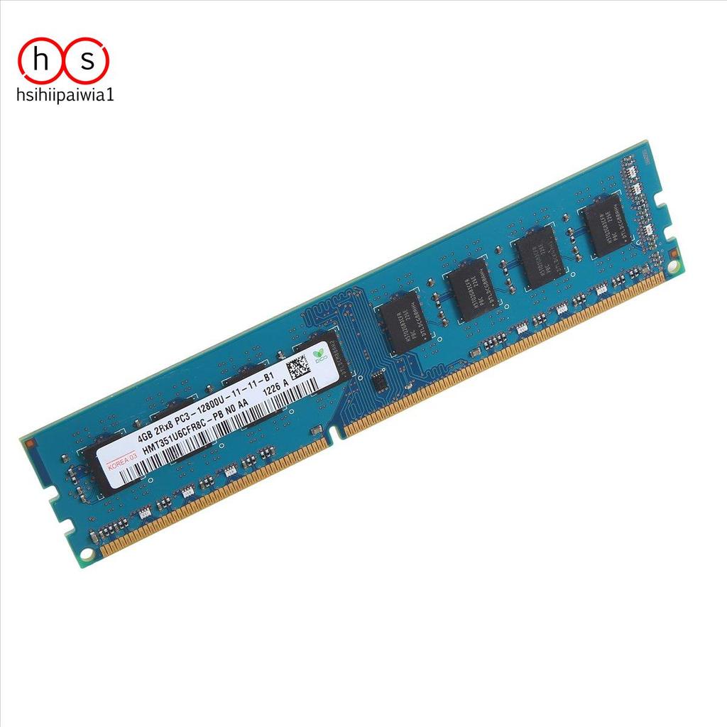 Para Memória DDR3 4GB RAM PC3 12800 1600Mhz 1.5V 2RX8 Dimm 16 IC 240 Pinos Apenas