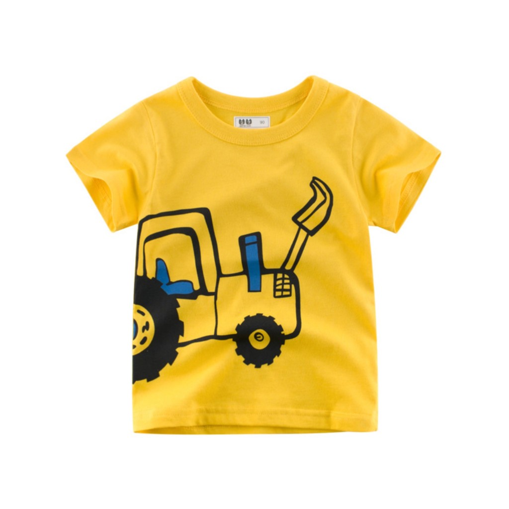 27 crianças versão coreana puro algodão roupas infantis verão 2026 verão bebê camiseta de manga curta menino meia manga 