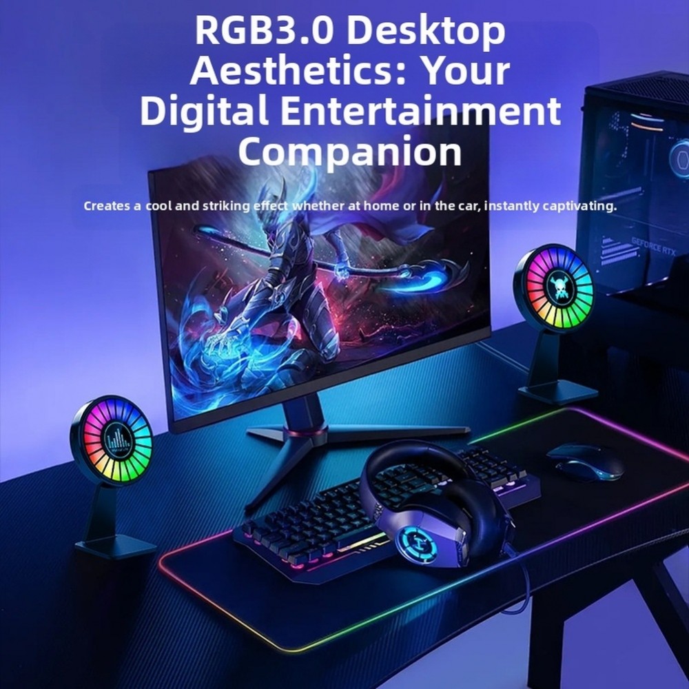O Aplicativo Ativado Por Voz Do Ritmo Jogo Da Luz Carro RGB E Os Modos Múltiplos Controle Botão