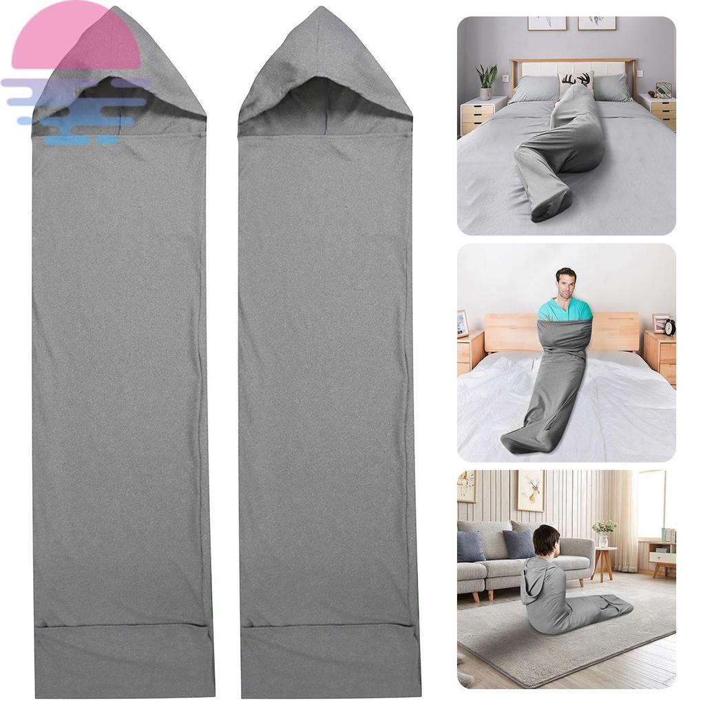 Vagem De Dormir Cinza 360 ° Envoltório Wearable Sleep Pod Macio E Confortável Cobertor Móvel Para Crianças Adultos SHOPS