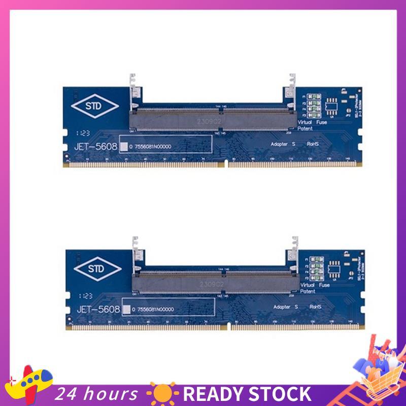 Cartão SO-DIMM Para PC 2PCS DDR4 Laptop Desktop Adaptador De Memória RAM De Teste Laptops Sistemas De