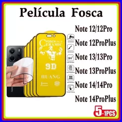 Película de Fosca Cerâmica Flexível 9D Hidrogel Xiaomi NOTE 12 12PRO NOTE 13 13PRO NOTE 14 14PRO PLUS