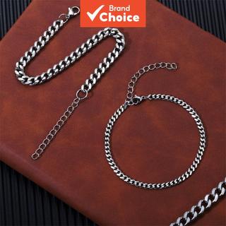 St. Kunkka Nova Pulseira Minimalista de Aço Inoxidável para Homens - Corrente Estilo Hip-…