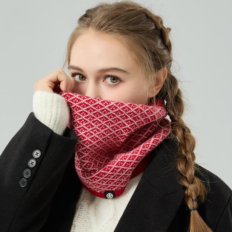 Cachecol de Inverno Tricotado para Proteção do Pescoço, Quente e Protetor contra o Frio