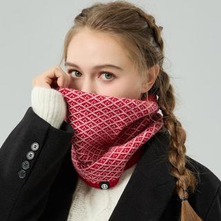 Cachecol de Inverno Tricotado para Proteção do Pescoço, Quente e Protetor contra o Frio