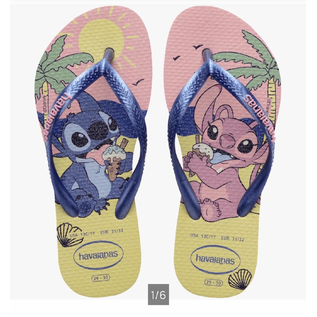 Chinelo Havaianas Kids Meninas Slim Stich
