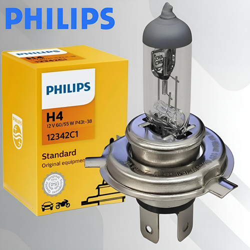Lampada Automotiva Mod H4 60/55w Original Philips 12v  12342