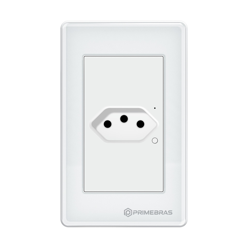 Tomada Inteligente Wi-fi Primebras 1 Canal TP1010B