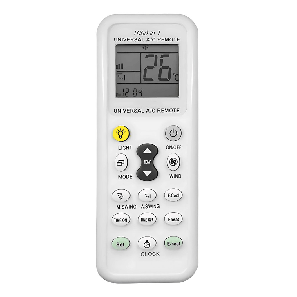 Controle Remoto Universal para Ar-Condicionado PraticidadeControle Remoto Universal Compatível