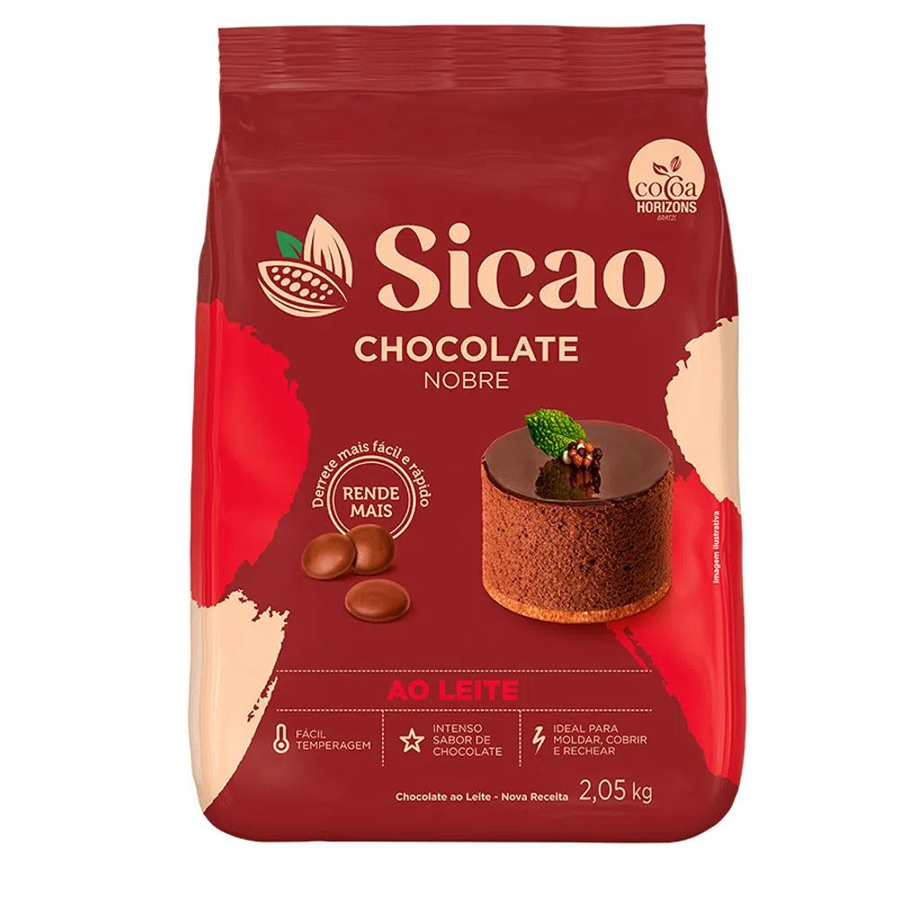 CHOCOLATE GOTAS AO LEITE SICAO GOLD