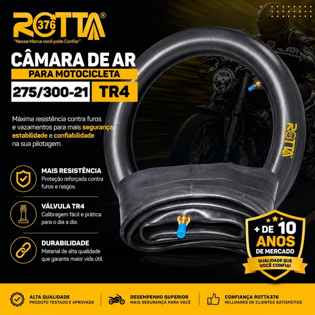 Câmara De Ar Para Pneu Lander Aro 21 Diantera Envio Imediato — imagem 2 de 2