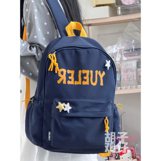 Barba frango mochila meninas estudantes do ensino médio estudantes do ensino médio Retro All-Match mochila feminina gran