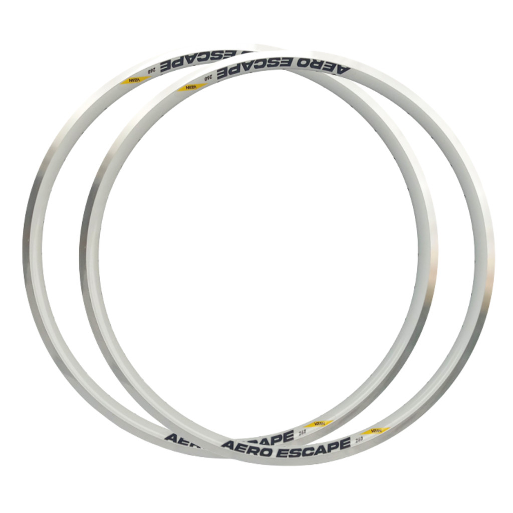 2 Aros 26 Aero Vzan Escape 36 F Parede Dupla Aluminio Branco
