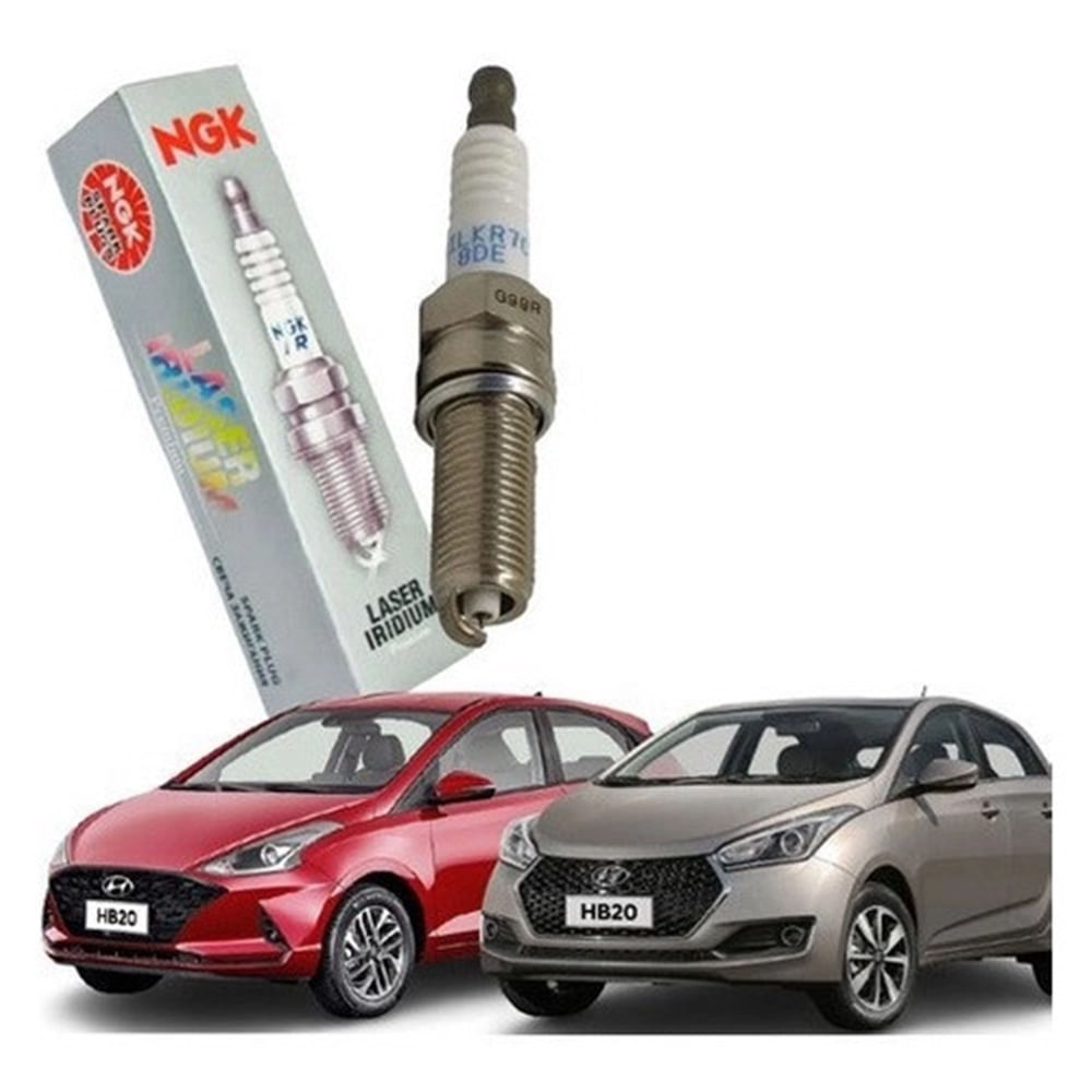 Vela Ignição NGK HB20 e HB20S 1.0 12v 2016 em Diante - Vela de Iridium - Preço Unitário