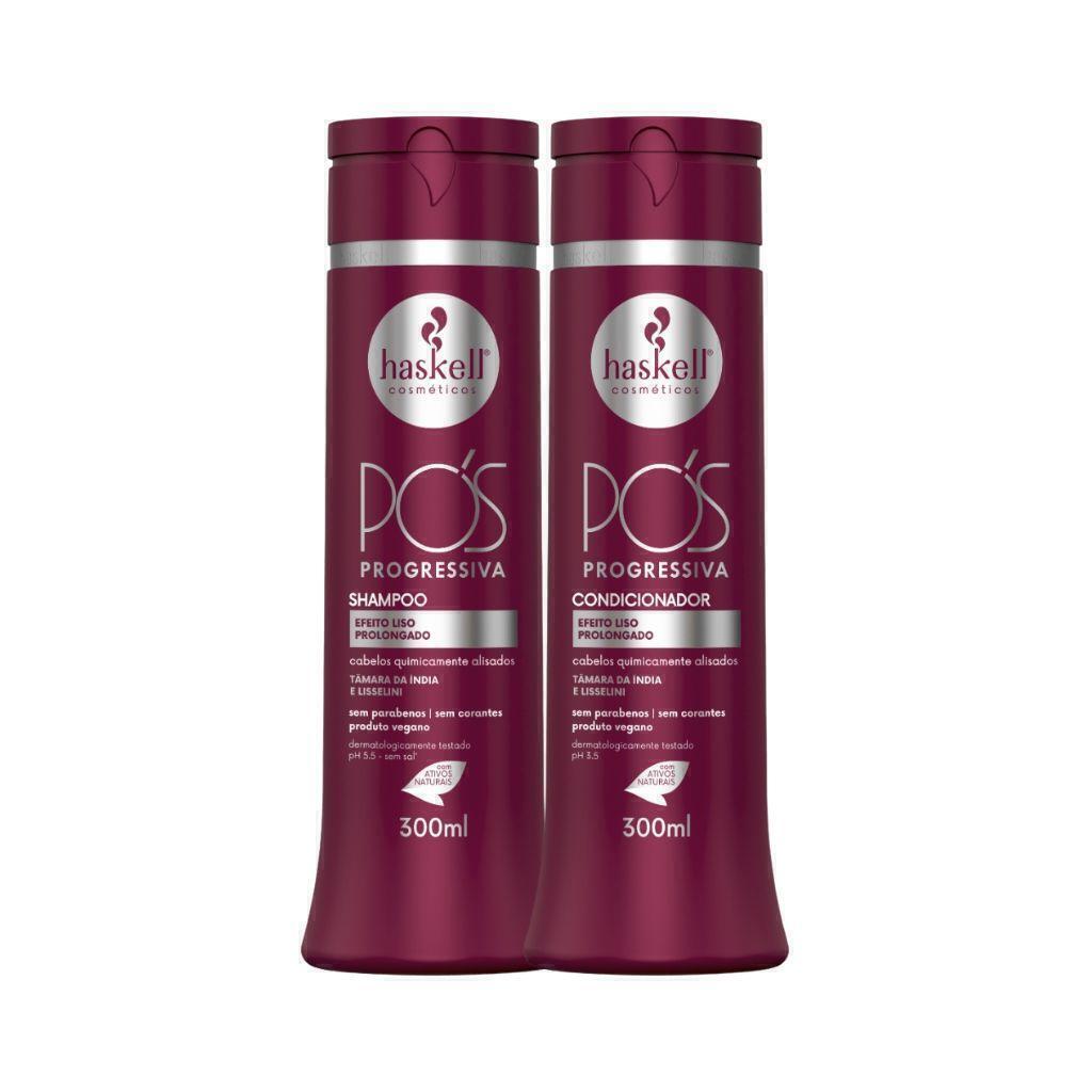 Kit Haskell Pós-Progressiva Shampoo e Condicionador 300ml