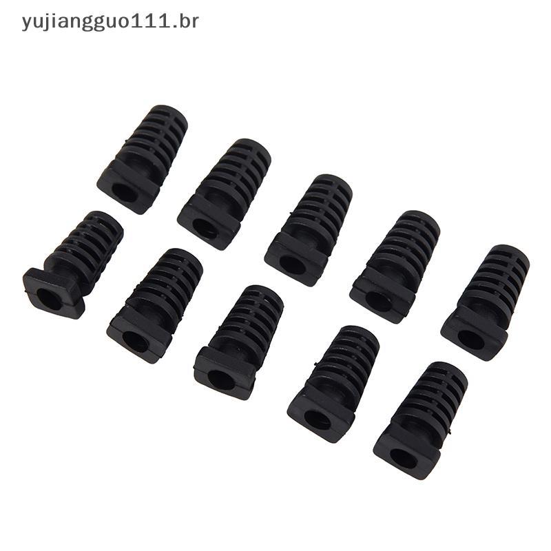# Novo 10pcs 4.1mm Conector De Prensa-Cabo De Borracha , Alívio De Tensão , Protetor De Bota , Manga De Fio Para Ferrame