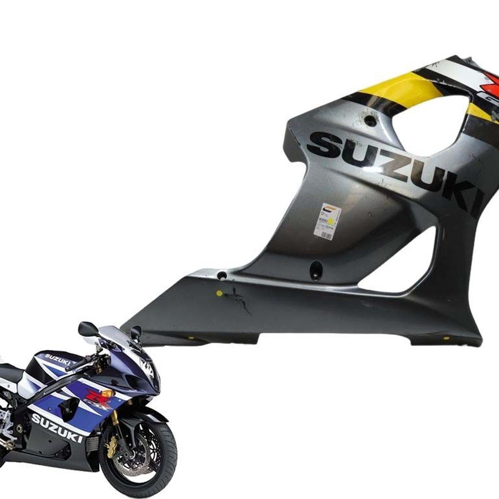 CARENAGEM LATERAL DI C/ AVARIA GSXR SRAD 1000 2004-2005(552) ( ORIGINAL )