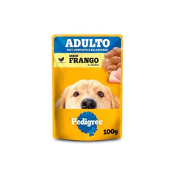 Ração Úmida Pedigree Sachê Frango ao Molho para Cães Adultos 100g