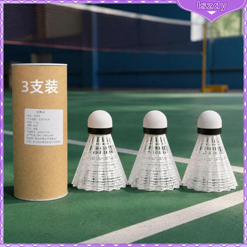 [Lszdy] Petecas De Badminton Nylon Prática Interna E Externa Para Iniciantes Durabilidade Profissional Birdies