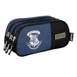 Estojo Harry Potter 3 Divisórias Material Escolar Hogwarts
