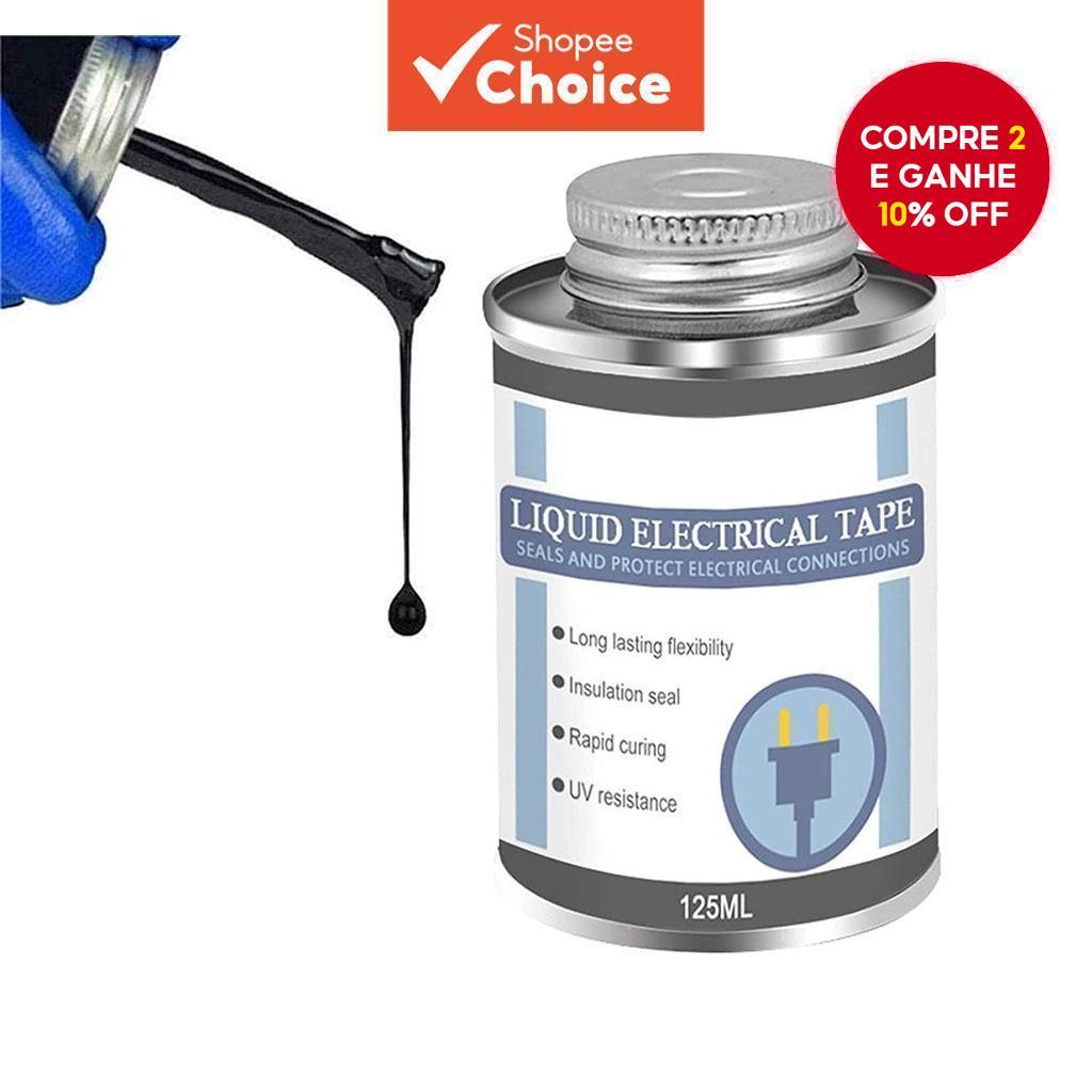 Fita isolante elétrica de borracha líquida nova Chibel, resistente a altas temperaturas, cola retardante de chama, à em Oferta na Shopee