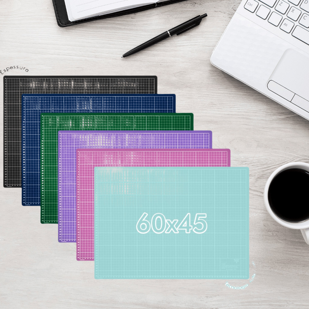 Base De Corte A2 60x45 Dupla Face Patchwork Artesanato Cores em Oferta na Shopee