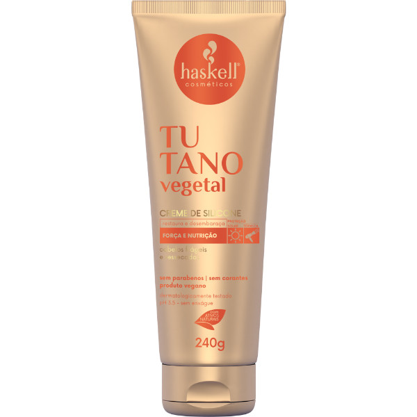 Creme de Silicone Tutano Vegetal 240ml | Proteção, Hidratação e Resistência para Cabelos Frágeis em Oferta na Shopee