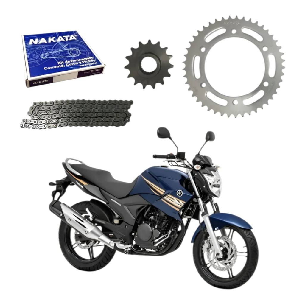 Kit Relação Transmissão Nakata Yamaha Fazer 250 2005-2017